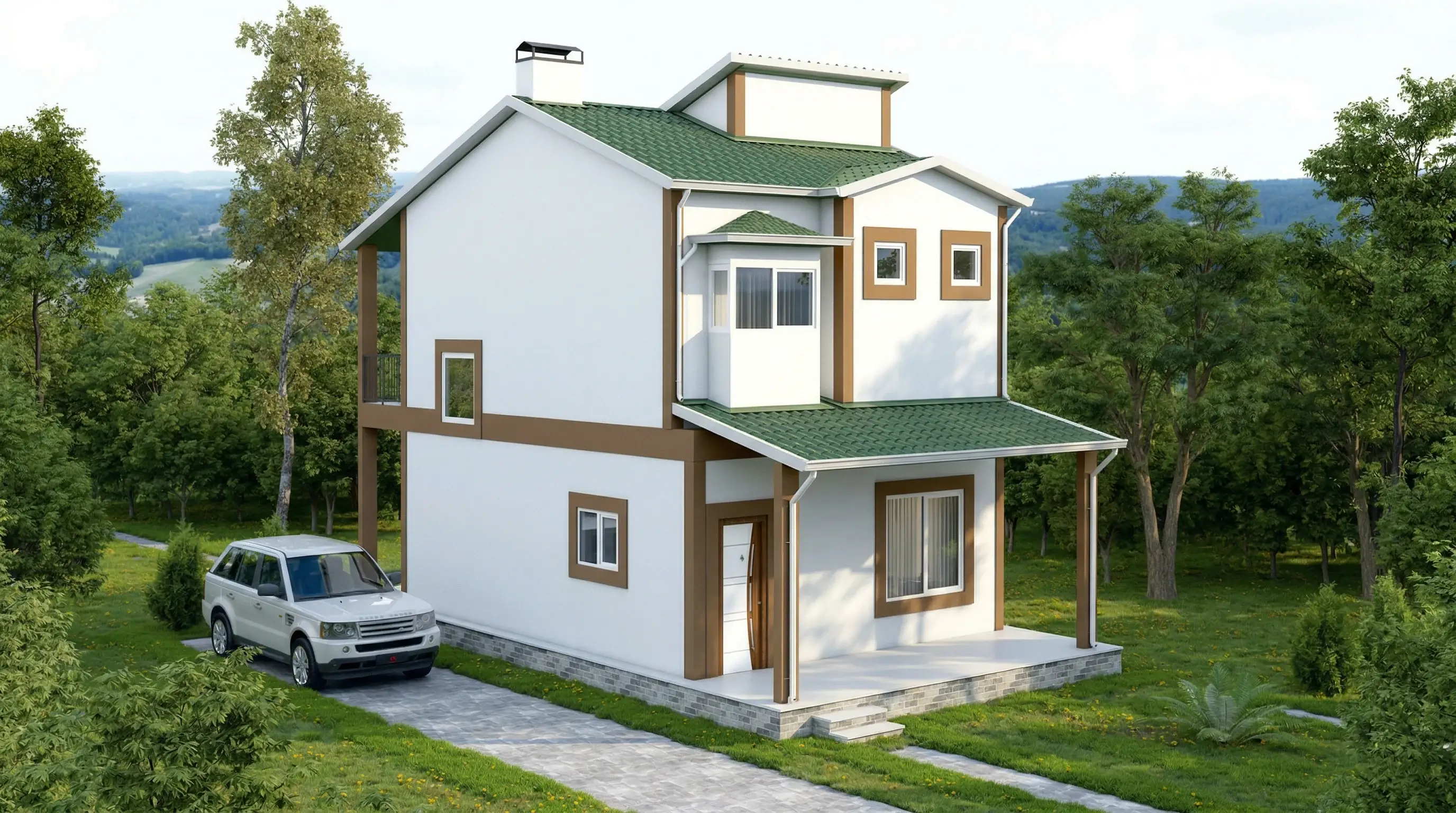130 m² İki Katlı Çelik Ev Fiyatları